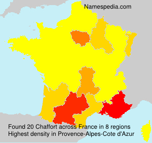 Surname Chaffort in France Surname Chaffort in France