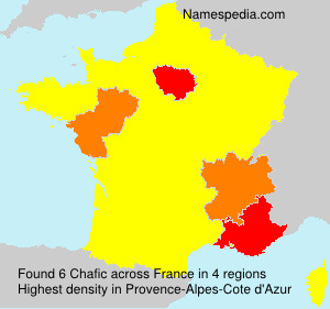 Surname Chafic in France Surname Chafic in France