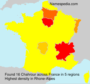 Surname Chahrour in France Surname Chahrour in France