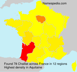 Surname Chaillat in France Surname Chaillat in France