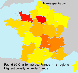 Surname Chaillon in France Surname Chaillon in France