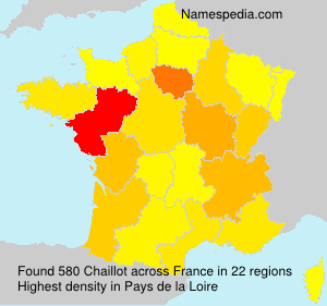 Surname Chaillot in France Surname Chaillot in France