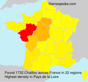 Surname Chaillou in France Surname Chaillou in France