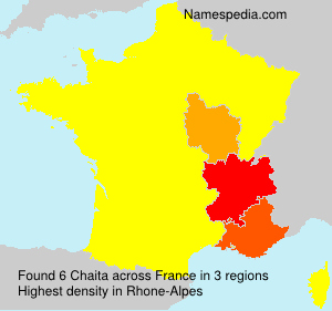 Surname Chaita in France Surname Chaita in France