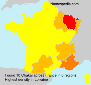 Surname Chakai in France Surname Chakai in France