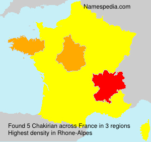 Surname Chakirian in France Surname Chakirian in France