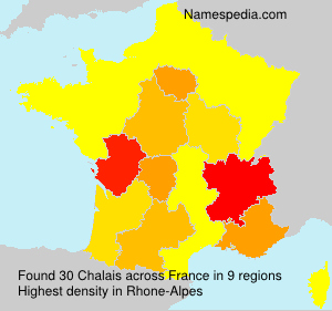 Surname Chalais in France Surname Chalais in France