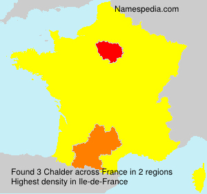 Surname Chalder in France Surname Chalder in France