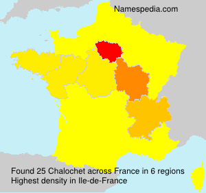 Surname Chalochet in France Surname Chalochet in France