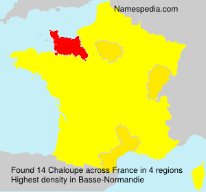 Surname Chaloupe in France Surname Chaloupe in France