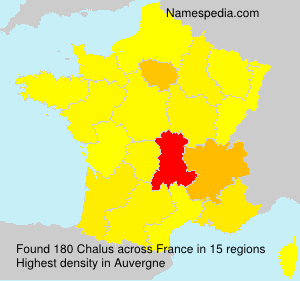 Surname Chalus in France Surname Chalus in France
