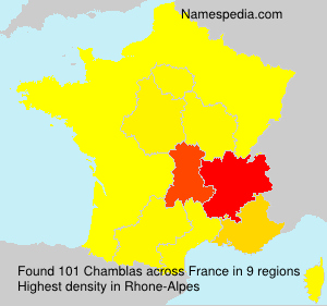 Surname Chamblas in France Surname Chamblas in France
