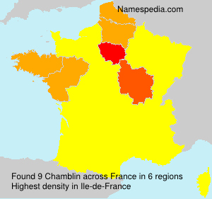 Surname Chamblin in France Surname Chamblin in France