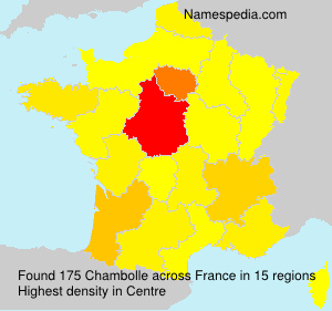 Surname Chambolle in France Surname Chambolle in France