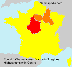 Surname Chame in France Surname Chame in France