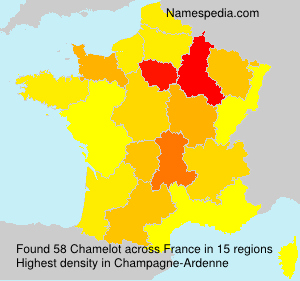 Surname Chamelot in France Surname Chamelot in France
