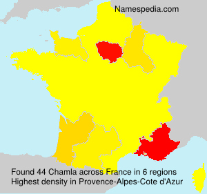 Surname Chamla in France Surname Chamla in France