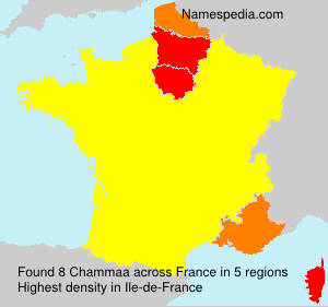 Surname Chammaa in France Surname Chammaa in France