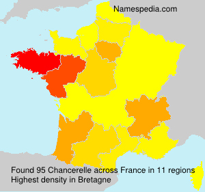 Surname Chancerelle in France Surname Chancerelle in France