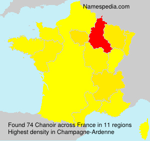 Surname Chanoir in France Surname Chanoir in France
