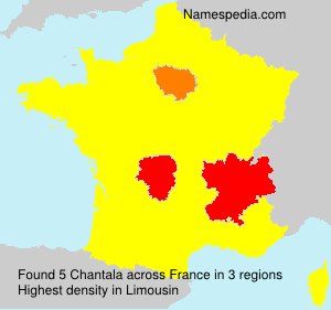 Surname Chantala in France Surname Chantala in France