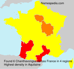 Surname Chanthavongsa in France Surname Chanthavongsa in France