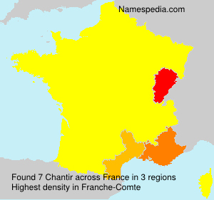 Surname Chantir in France Surname Chantir in France
