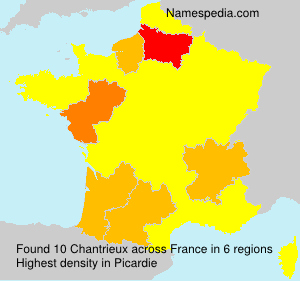 Surname Chantrieux in France Surname Chantrieux in France