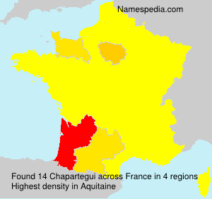 Surname Chapartegui in France Surname Chapartegui in France