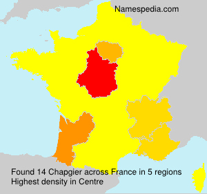 Surname Chapgier in France Surname Chapgier in France
