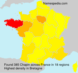 Surname Chapin in France Surname Chapin in France
