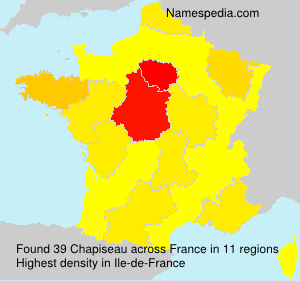 Surname Chapiseau in France Surname Chapiseau in France