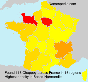 Surname Chappey in France Surname Chappey in France