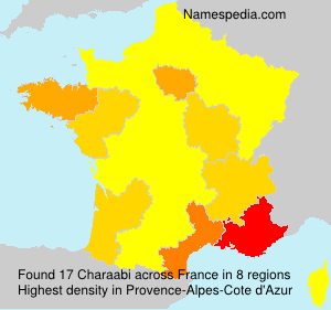 Surname Charaabi in France Surname Charaabi in France