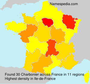 Surname Charbonier in France