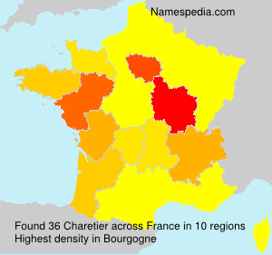 Surname Charetier in France Surname Charetier in France