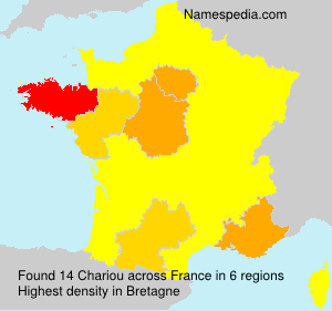 Surname Chariou in France