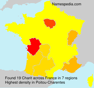 Surname Charit in France Surname Charit in France