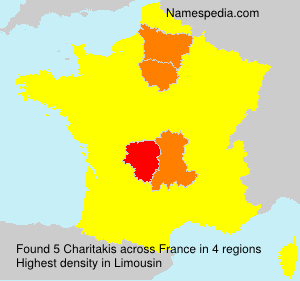 Surname Charitakis in France Surname Charitakis in France