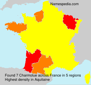 Surname Charmolue in France Surname Charmolue in France