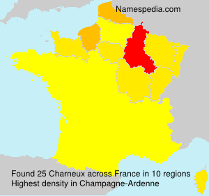 Surname Charneux in France Surname Charneux in France
