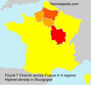 Surname Charnin in France Surname Charnin in France