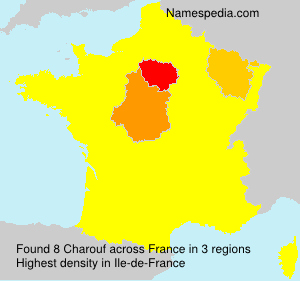 Surname Charouf in France Surname Charouf in France