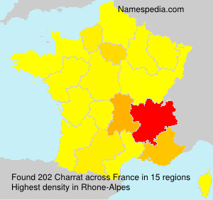 Surname Charrat in France Surname Charrat in France