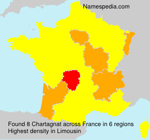 Surname Chartagnat in France Surname Chartagnat in France