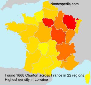 Surname Charton in France Surname Charton in France
