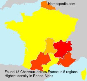Surname Chartroux in France Surname Chartroux in France