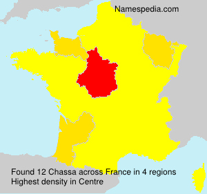 Surname Chassa in France Surname Chassa in France