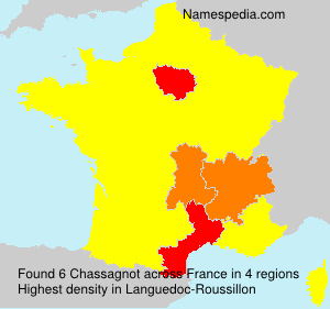 Surname Chassagnot in France Surname Chassagnot in France