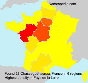 Surname Chasseguet in France Surname Chasseguet in France